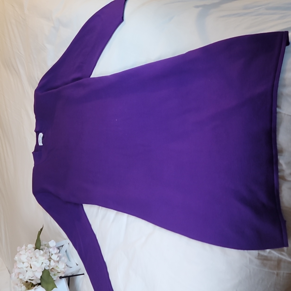 Sergio Hudson Sweater Purple Dress, Various Sizes-NWT - Picture 3 of 11